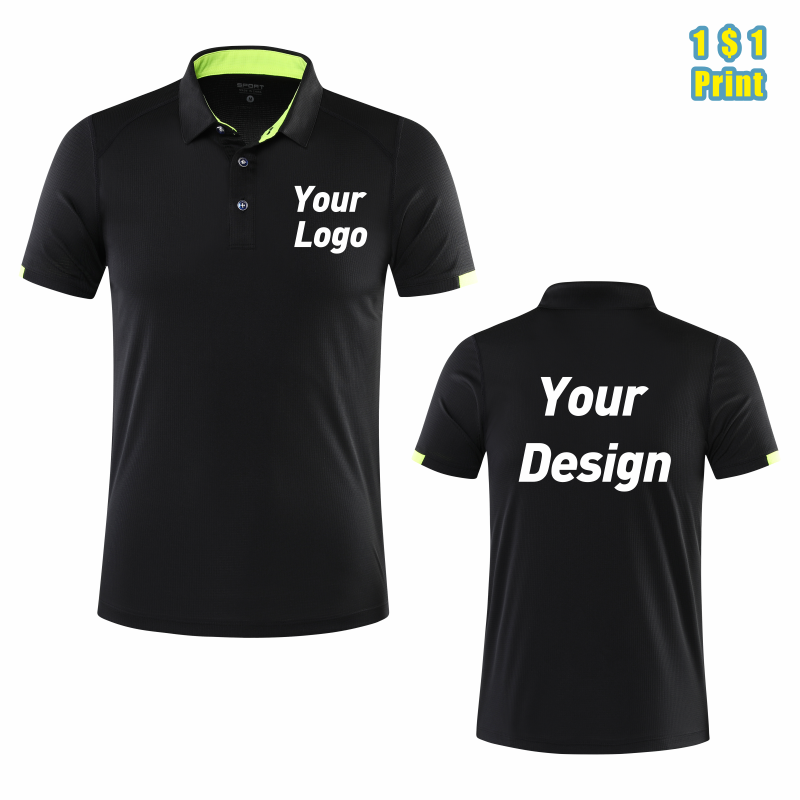 Kaus Polo Olahraga Sejuk Cepat - Embroidery Design Logo ulasan dan harga
