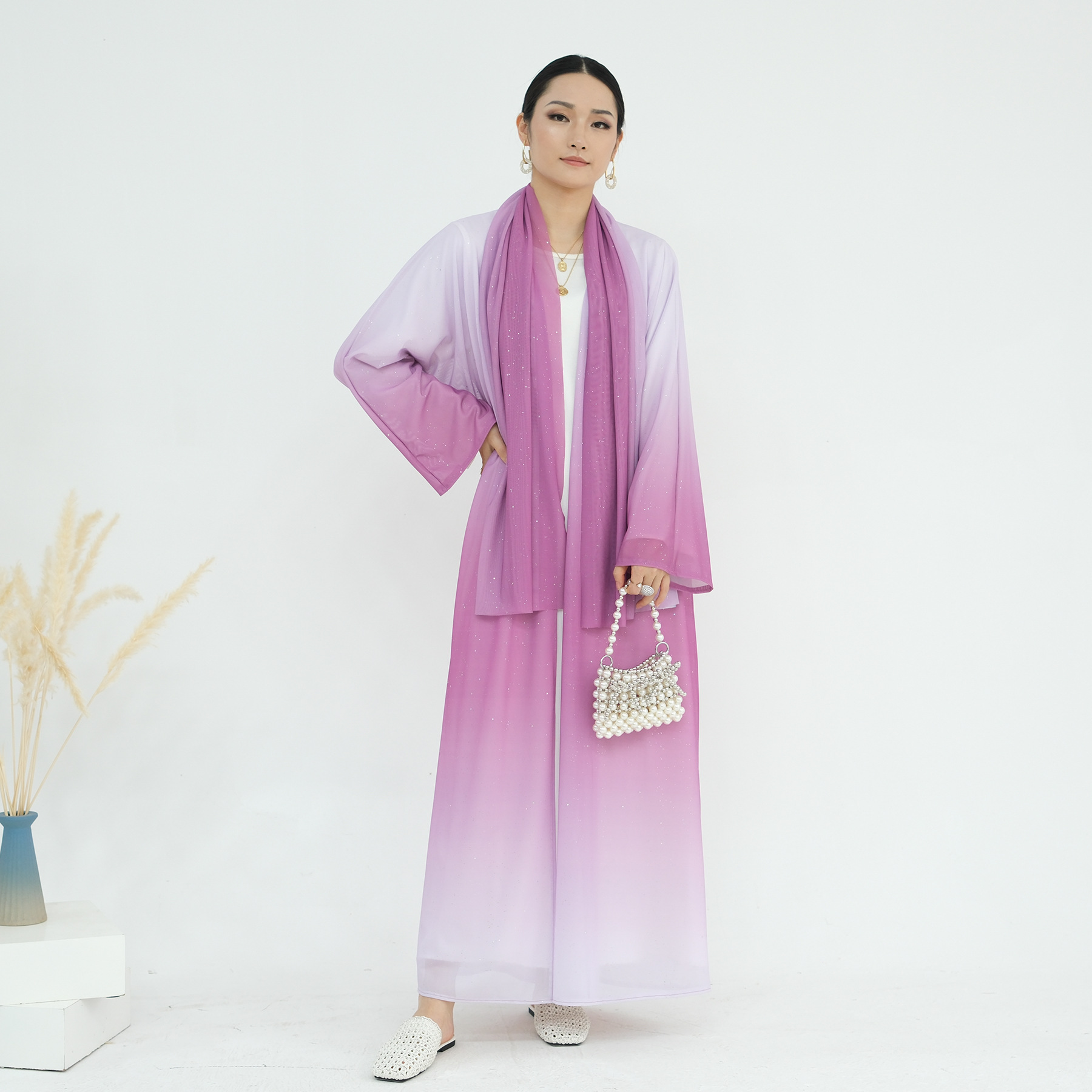 Kimono Cardigan Gradasi Ramada - Embroidery Kebaya ulasan dan harga